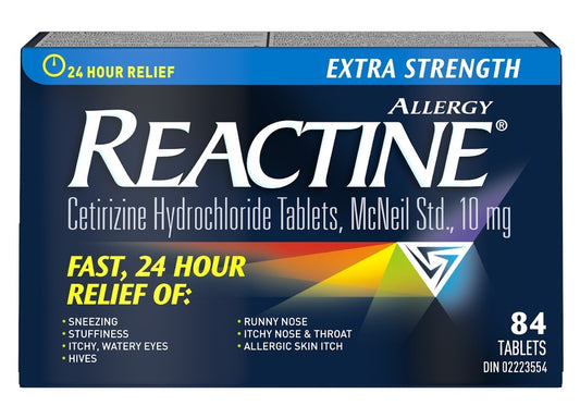 Reactine Extra Strength Allergy Tablets 84 Tablets