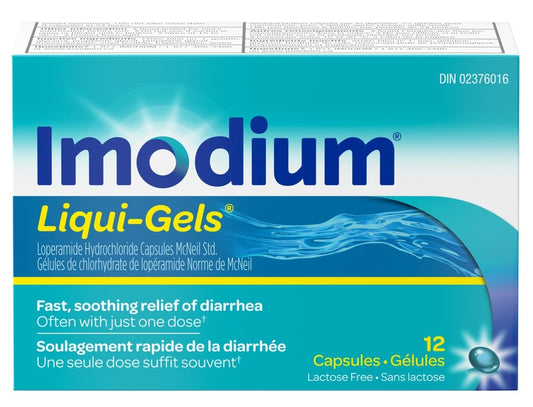 Imodium Liqui-Gels for Diarrhea Relief 12 Count