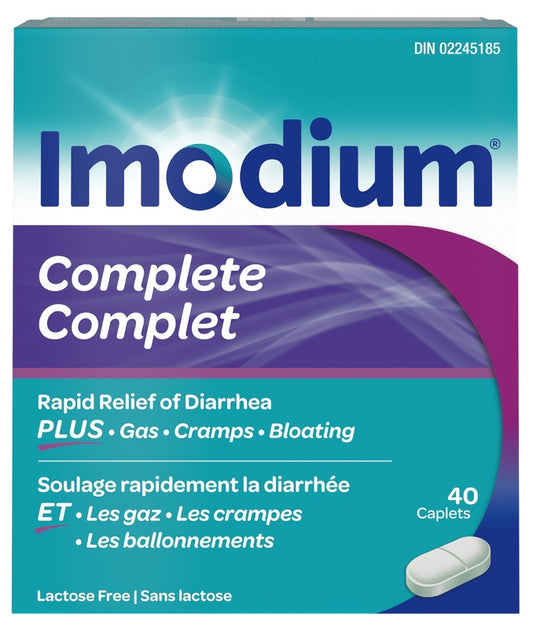 Imodium Complete Rapid Relief of Diarrhea 40 Count