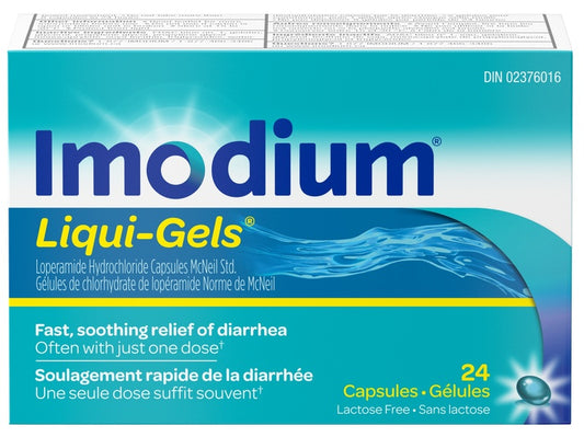 Imodium Diarrhea Relief Liqui-Gels 24 Capsules
