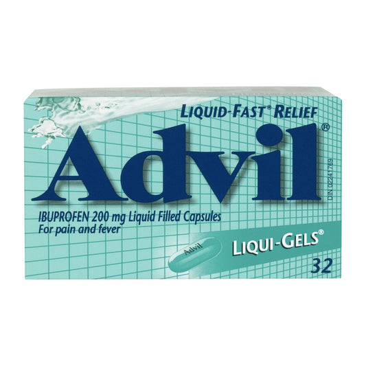 Advil Liqui-Gels Ibuprofen Capsules 200mg 32 Count