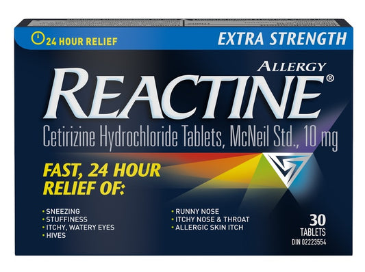 Reactine Extra Strength Allergy Tablets 30 Tablets
